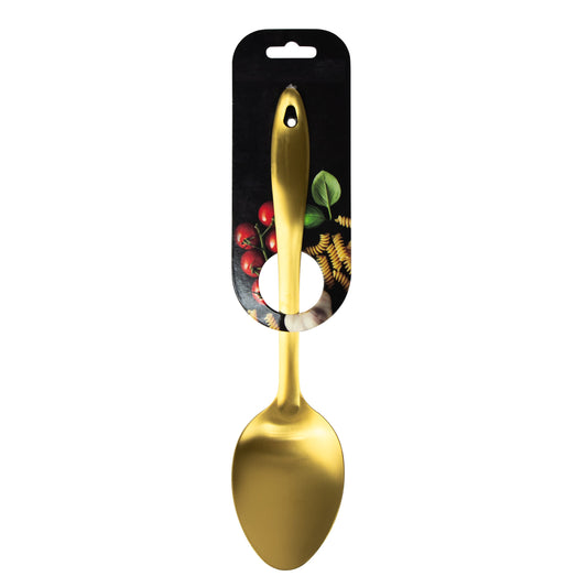 Gold Kitchen Utensils Oval Serving Spoon