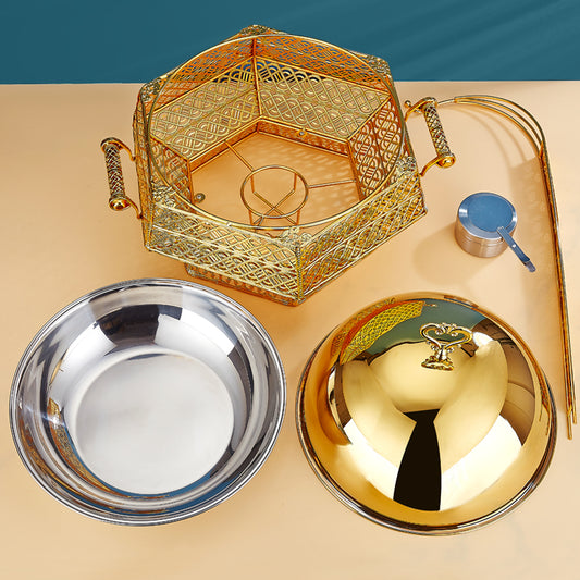 024 DESIGNER Buffet Dish 8L (Gold) Big