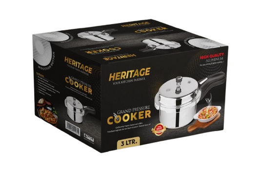 Aluminium Pressure Cooker (INUDUCTION BOTTOM) 5 LITRE